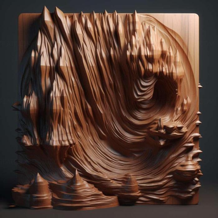 نموذج ثلاثي الأبعاد لآلة CNC 3D Art 